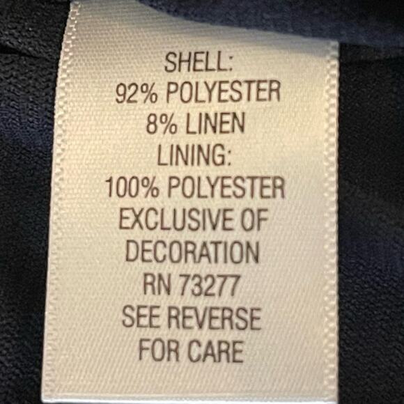 Vera Wang Navy Sequined Sundress NWT Size L - Picture 12 of 15